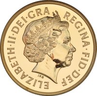 5 Sovereigns obverse