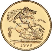 5 Sovereigns reverse