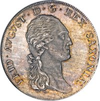 4⁄3 Saxon thaler obverse