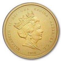 ¼ Sovereign obverse