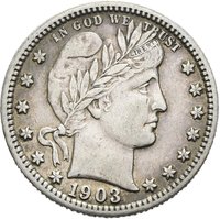 ¼ Dollar obverse