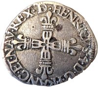 ⅛ Silver Ecu obverse