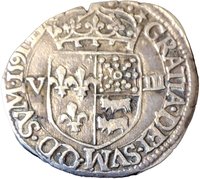 ⅛ Silver Ecu reverse