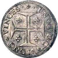 200 Réis "½ Cruzado" reverse