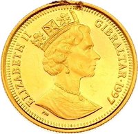 ⅒ Crown obverse