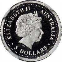 5 Dollars obverse