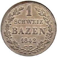 1 Batzen reverse