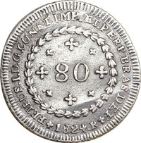 80 Réis obverse