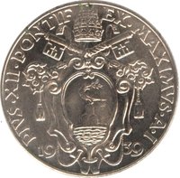 1 Lira obverse