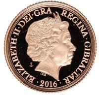 ½ Sovereign obverse