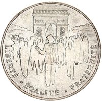 100 Francs reverse
