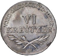 6 Kreuzers reverse