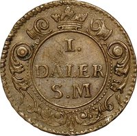 1 Silver Daler reverse