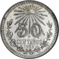 50 Centavos reverse