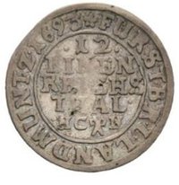 1⁄12 Thaler reverse