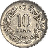 10 Lira reverse