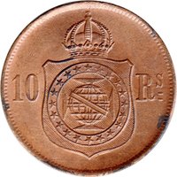 10 Réis reverse