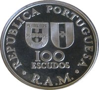 100 Escudos obverse