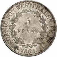 5 Franken reverse