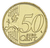 50 Euro Cents reverse