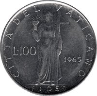 100 Lire reverse