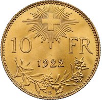 10 Francs reverse