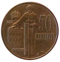 50 Centimes reverse