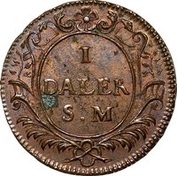 1 Silver Daler reverse
