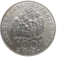 100 Francs reverse