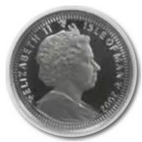 ⅒ Crown obverse