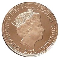 5 Sovereigns obverse