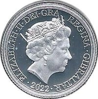 ¼ Sovereign obverse