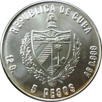 5 Pesos obverse