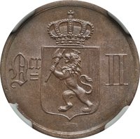 2 Øre obverse