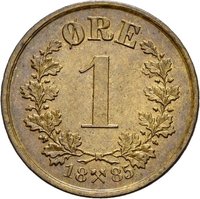 1 Øre reverse