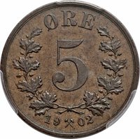 5 Øre reverse