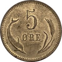 5 Øre reverse