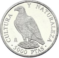 5000 Pesetas reverse
