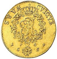 1 Ducat reverse