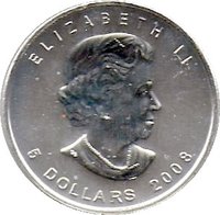 5 Dollars obverse