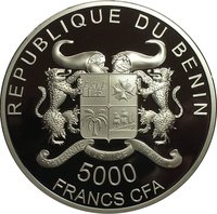 5000 Francs CFA obverse