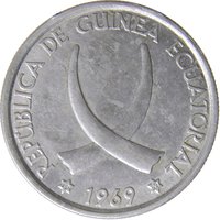5 Pesetas obverse