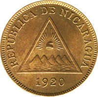 1 Centavo de Córdoba obverse