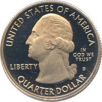 ¼ Dollar obverse