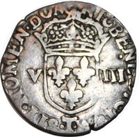 ⅛ Silver Ecu reverse