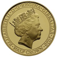½ Crown obverse