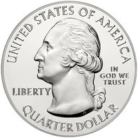 ¼ Dollar obverse