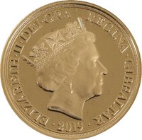 ½ Sovereign obverse