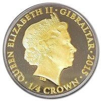 ¼ Crown obverse