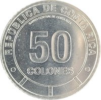 50 Colones obverse